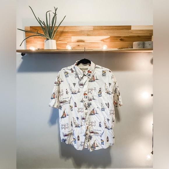 Other - Nautical Button Down Shirt